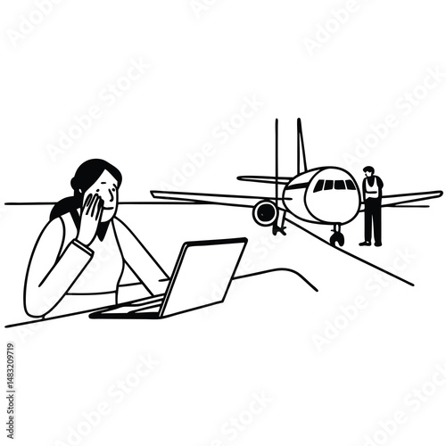 frustrated-tired-woman-with-laptop-slow-internet-c.eps