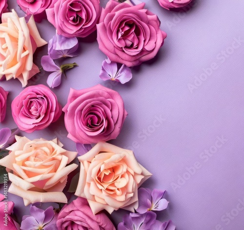bouquet of pink roses