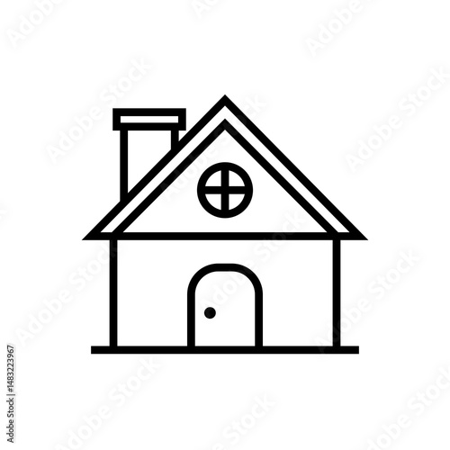 house, home line icon