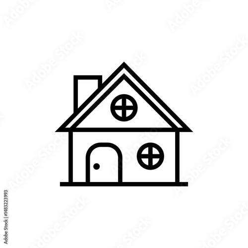 house, home line icon