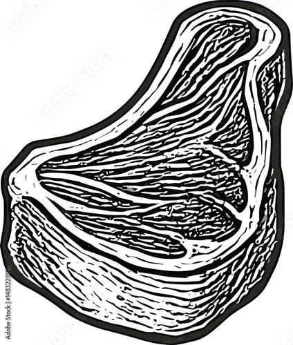 Fresh, high-quality beef rib cut with rich marbling and bone-in structure, perfect for grilling, roasting, barbecue, and gourmet cooking. Ideal for culinary use, healthy meals, and premium food prepar