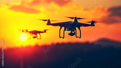 What role do drones play in military operations and surveillance? 