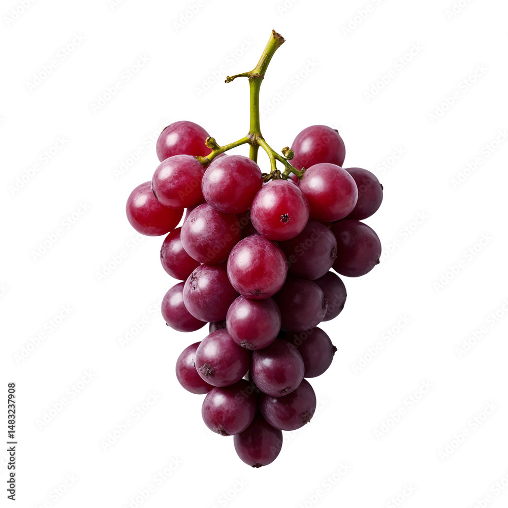 A bunch of red grapes A bunch of red grapes