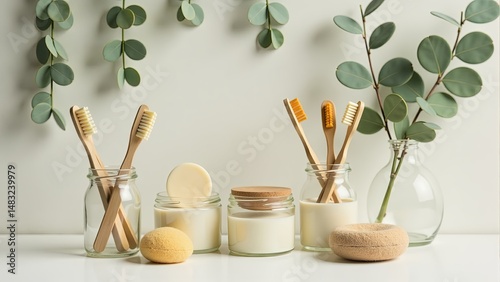 Zero Waste Bathroom Products With Eucalyptus