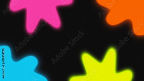 Neon colorful splash background