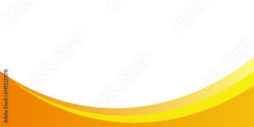 Abstract Blurry Smooth Bright Yellow Orange Curve Gradient Background Design, Soft Yellow Orange Background Template Vector . eps 10