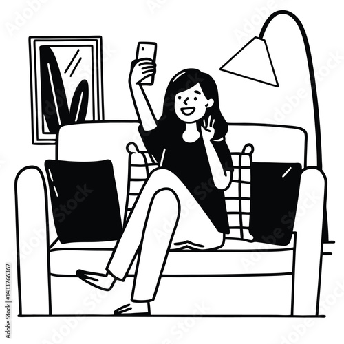 happy-young-woman-holding-smartphone-sitting-on-co (1).eps