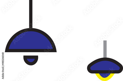 illustration of a light lamp