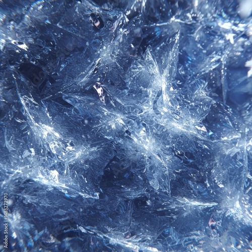 Wallpaper Mural Abstract Blue Ice Texture Background Torontodigital.ca