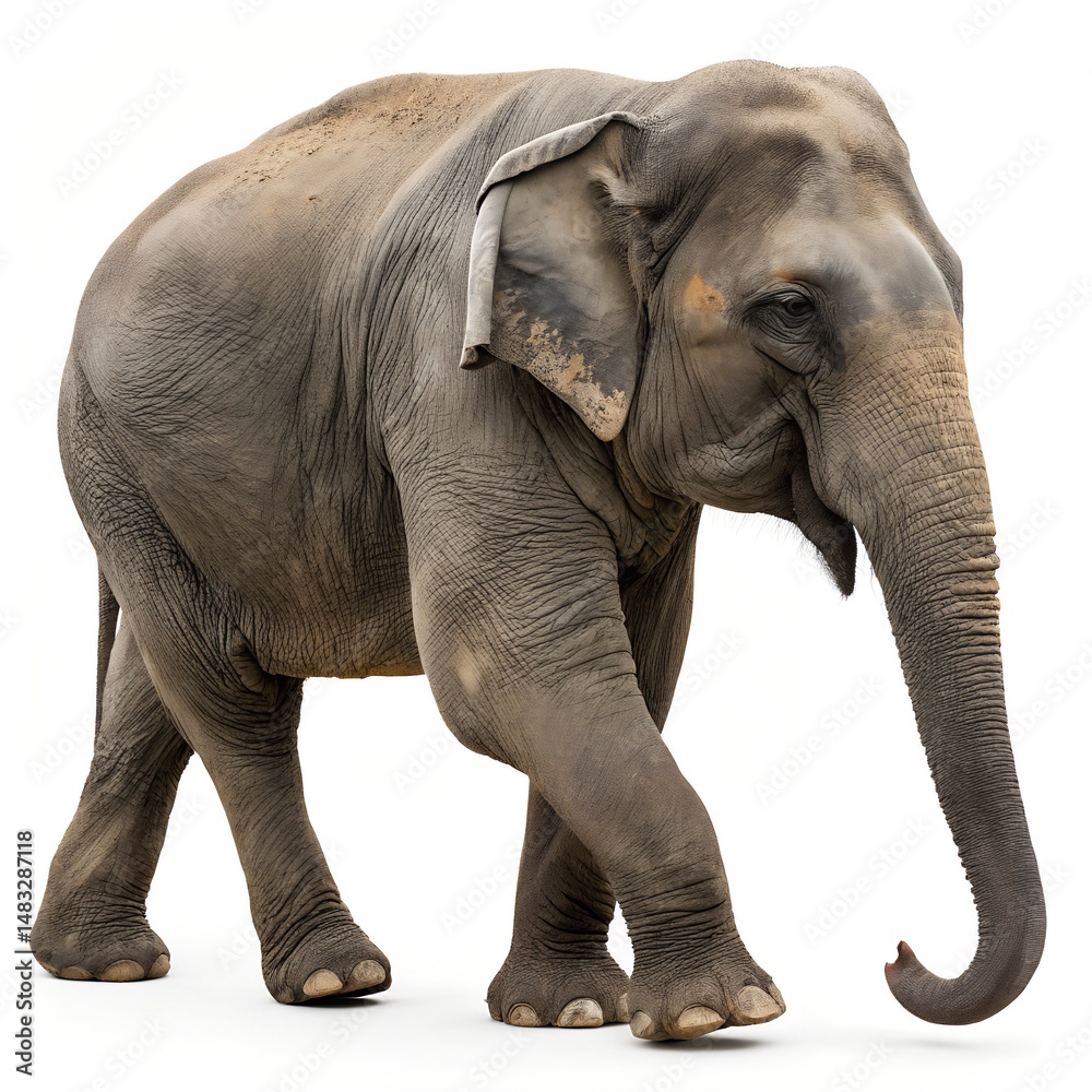 Obraz premium elephant isolated on white