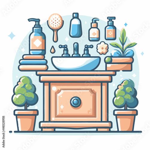 faucet, washstand, bathroom, water, sink, washbasin, tap, home, bath, hygiene, basin, domestic, wash, toilet, interior, room, plumbing, white, house, illustration, ceramic, vector, washbowl, modern, d