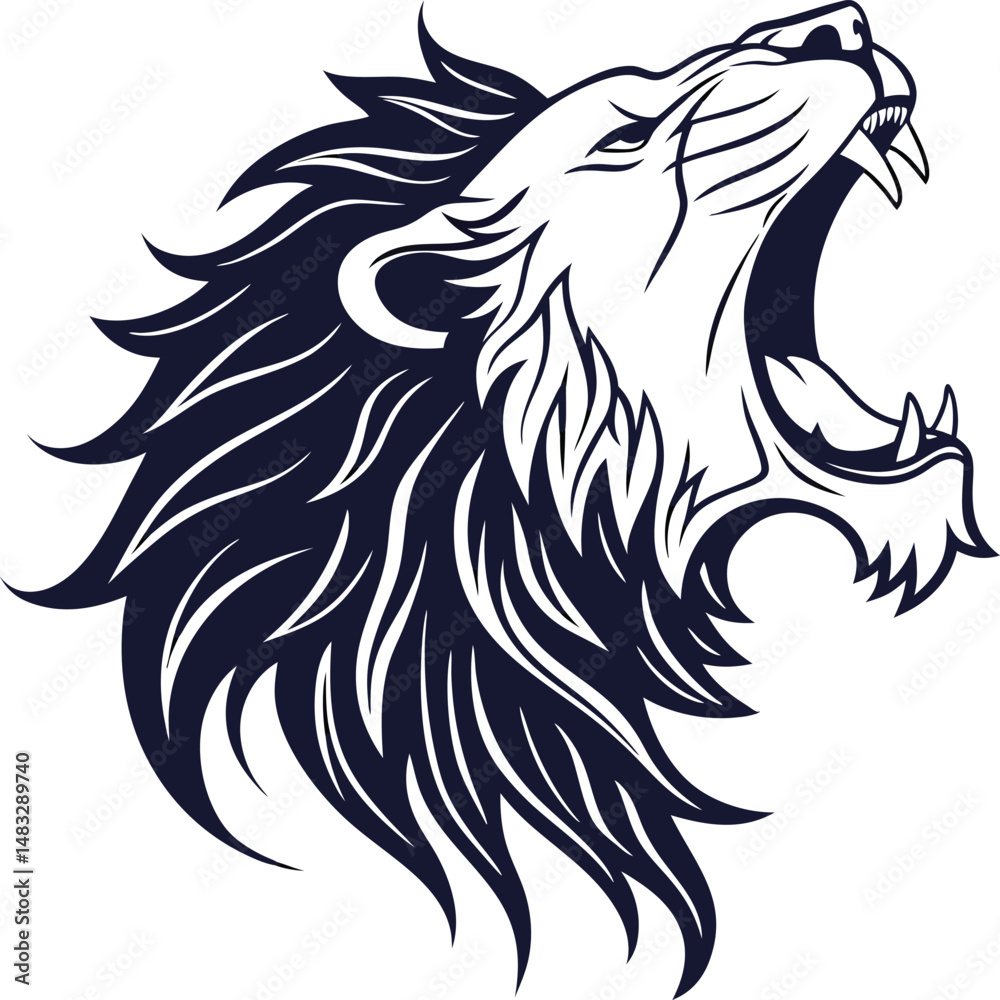 Obraz premium tiger , lion ,cat , tiger vector file