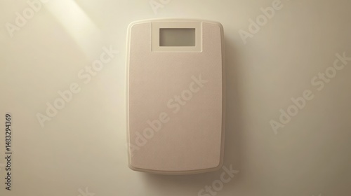 Modern digital scale on a wall