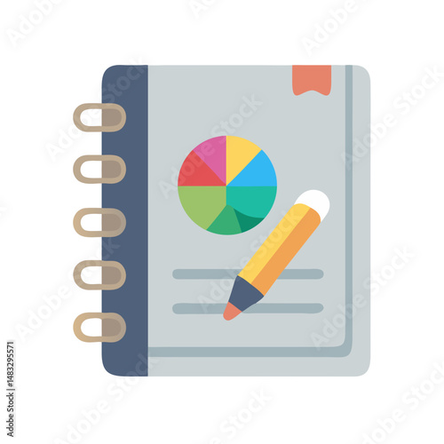Color Picker Tool on Sketchbook Icon Representing Digital Illustration and Custom Color Selection