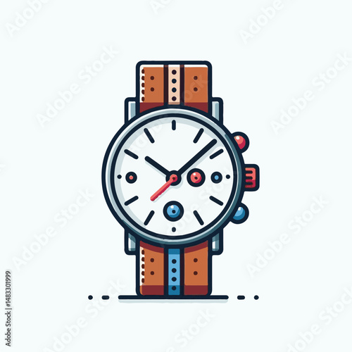 watch, time, clock, hour, isolated, design, business, hand, minute, dial, second, wristwatch, timer, background, illustration, vintage, modern, white, wrist, vector, classic, graphic, concept, closeup