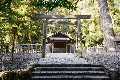 Pilgrimage Path to Takiharanomiya or Ise Jingu Shrine Naigu in Mie, Japan - 日本 三重 皇大神宮別宮 瀧原宮 または 伊勢神宮 内宮 参道

