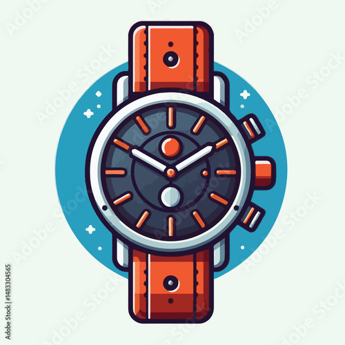 watch, time, clock, hour, isolated, design, business, hand, minute, dial, second, wristwatch, timer, background, illustration, vintage, modern, white, wrist, vector, classic, graphic, concept, closeup