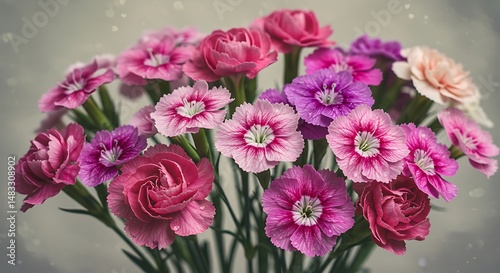 Soft Bloom: A Symphony of Carnations