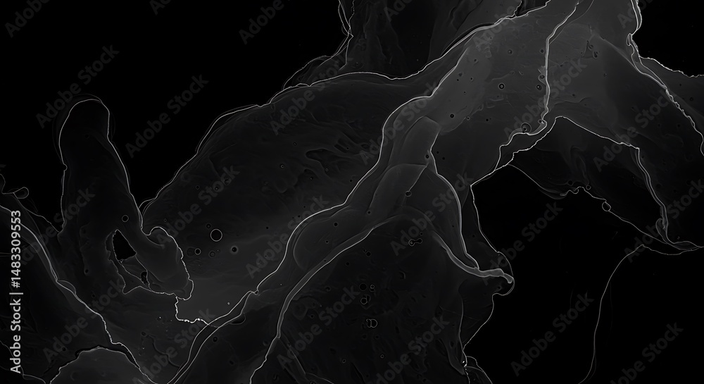 Obraz premium Ink's Nocturne