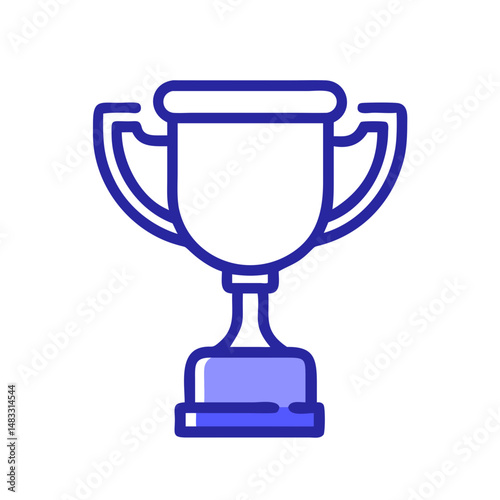 Trophy Cup Award Icon Representing Achievement and Competitive Success