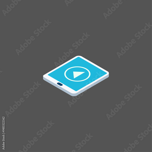 Tab icon logo flat vector design