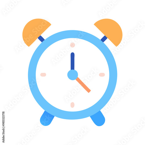 Alarm Clock Icon Representing Time Management and Wake-Up Alerts