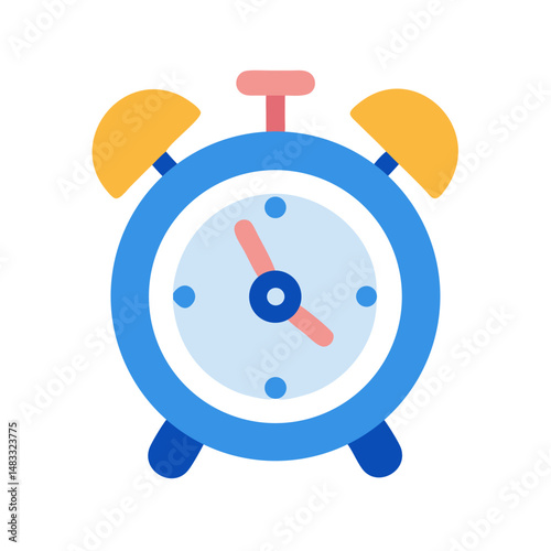 Alarm Clock Icon Representing Time Management and Wake-Up Alerts