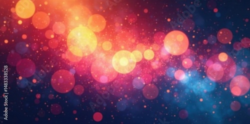 Abstract bokeh, dreamy, swirling colors and lights, art, abstract