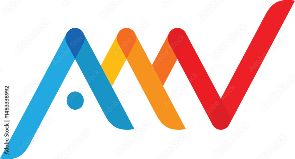 AMV logo vector for brand or identity AMV logo vector for brand or identity