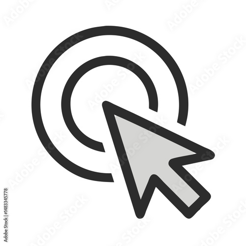 Mouse Pointer Icon Representing User Interaction and Digital Navigation