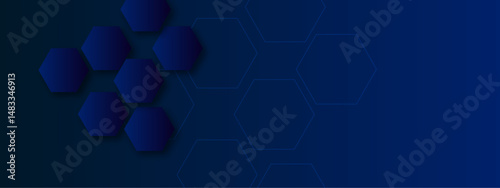 abstract blue technology communication concept vector background. Vector design circuit board. Illustration Abstract modern futuristic, engineering, science, technology background. Hi tech digital con
