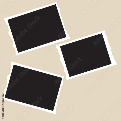 Arrangement of Vintage Photo Frames