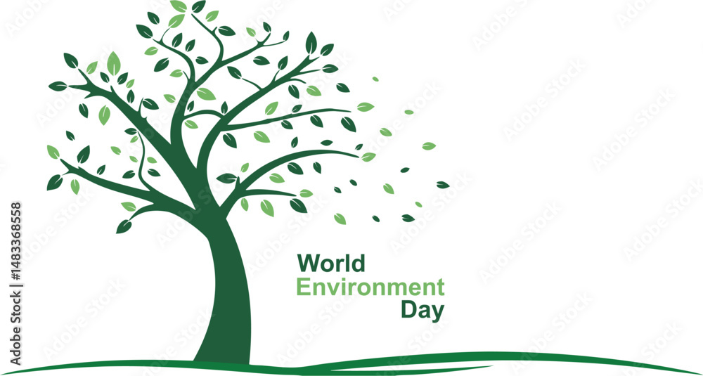 Obraz premium environment day vector