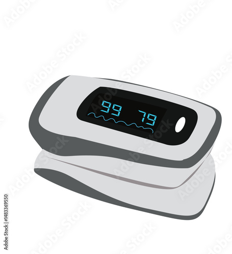 Digital Pulsometer.Technological device for measuring heart rate and blood oxygen saturation