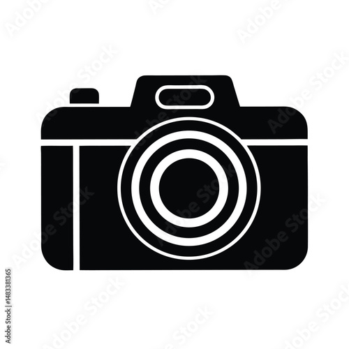 Black Camera Icon, Photography, Digital, Image, Capture, Shutter, Lens, Photo, Click, Memories