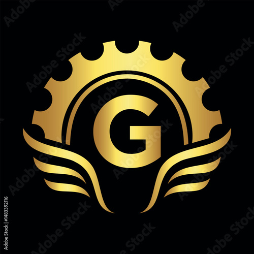 Club Community Logo combine with letter G vector template