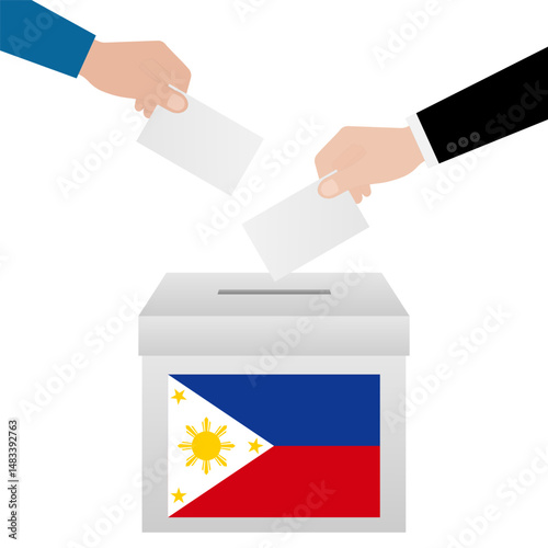 Election in the Philippines. Election Concept. Vector Illustration.