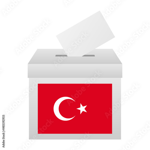 Election in the Turkey. Election Concept. Vector Illustration.