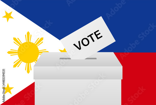 Election in the Philippines. Election Concept. Vector Illustration.