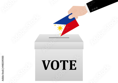 Election in the Philippines. Election Concept. Vector Illustration.