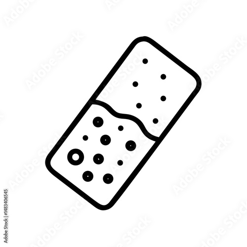 Effervescent Medicine Icon with Bubbles Vector Illustration
