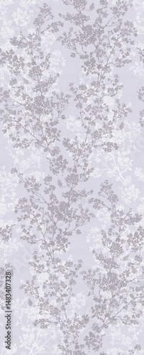Foto Masterful Handmade Floral Scroll Pattern Artworks