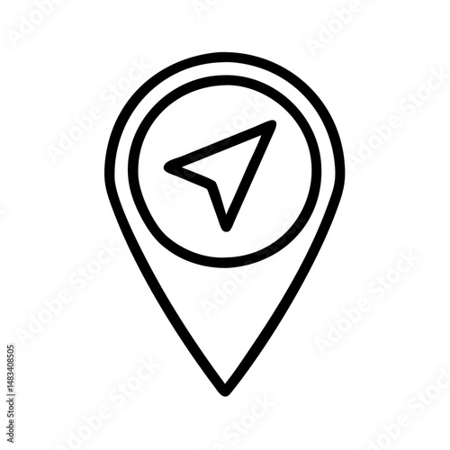 Free Download Navigation Arrowhead Pointer Icon – Directional and Navigation Symbol - GFXLoad