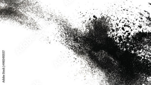 transparent background with vintage noise grain for textured photo effects