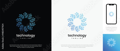 Nature tree logo design. Nature tree logo template in hexagon shape. Nature logo symbol icon