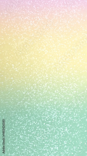 Pastel aqua to soft yellow gradient glitter background 