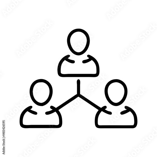 Team Collaboration in Gear Icon Representing Coordinated Workflow, Collective Effort, and Operational Efficiency