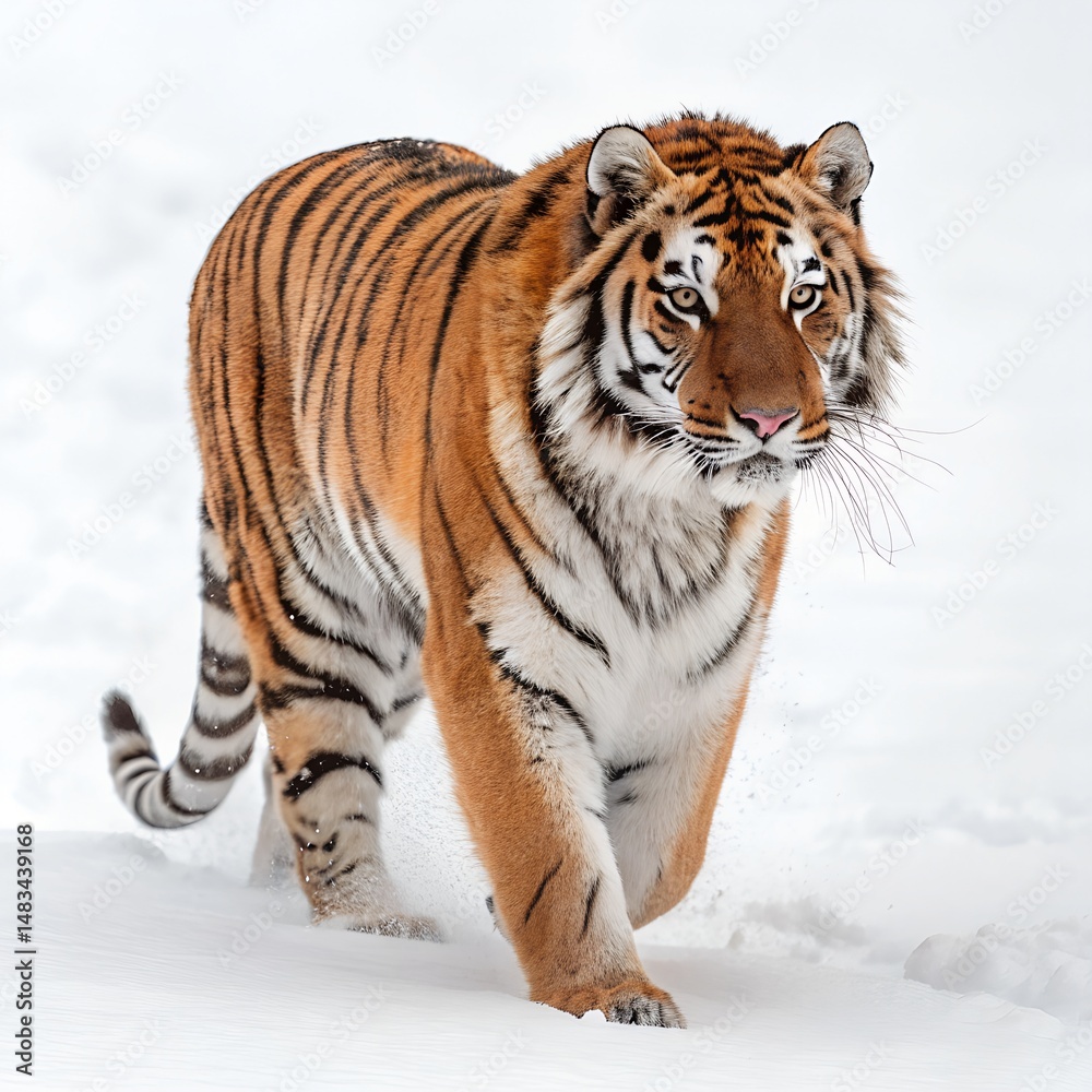 Obraz premium siberian tiger panthera leo