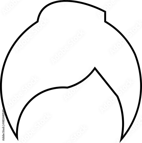 Hairstyle icon set Male Hairstyle Illustration female Hairstyle Illustration Different types of wigs. Black and white vector set of men hairstyle silhouettes Hairstyle icon set editable perfect vector