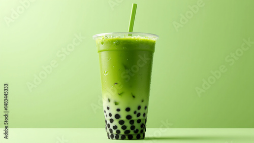 green smoothie with kiwi